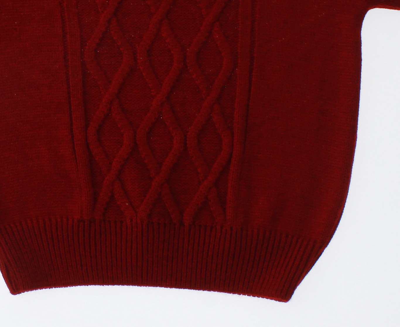 Sueter Niño Tejido Rojo Cierre Corto 3314 1 a 16 Años.