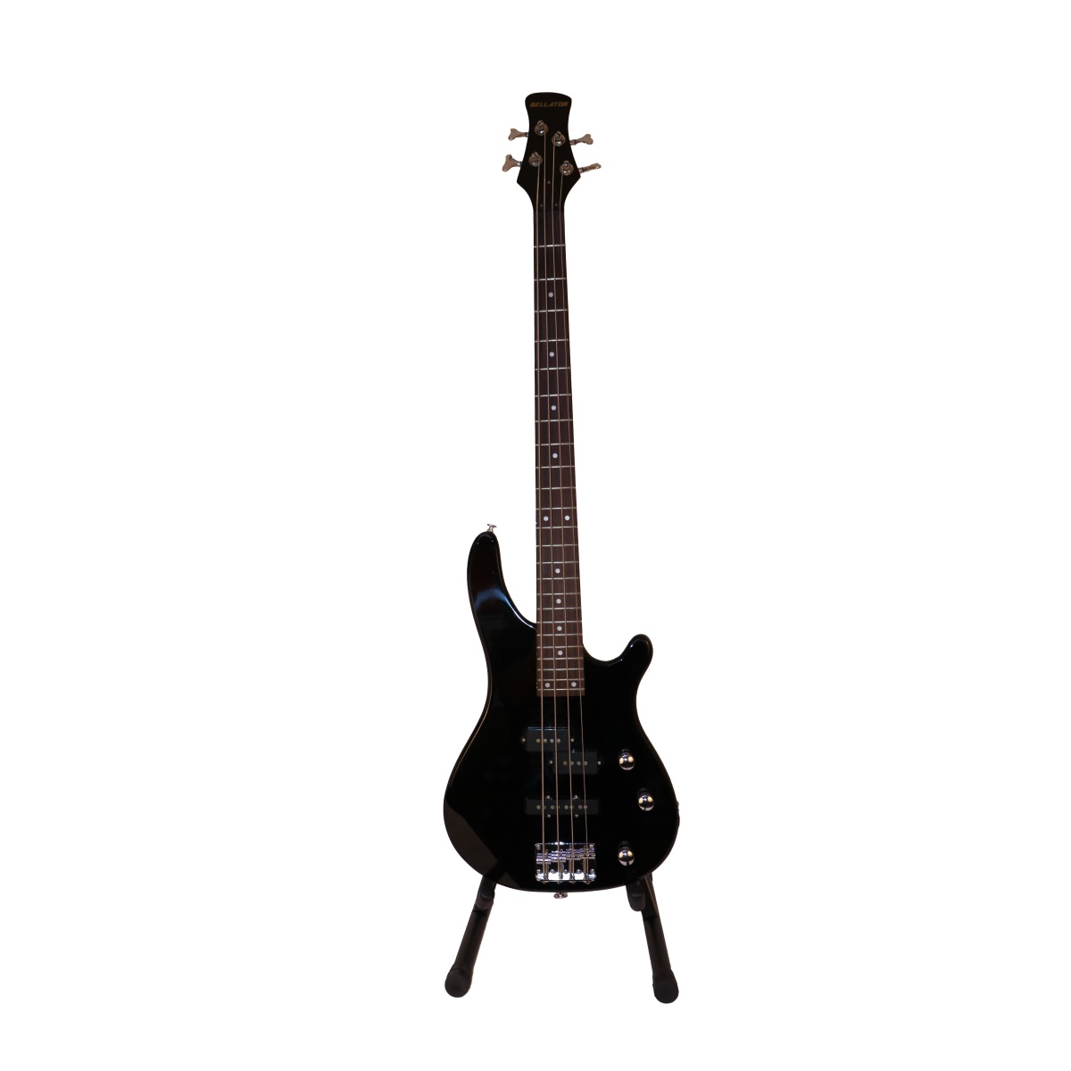 Paquete de Bajo Eléctrico 4 Cuerdas Bellator Negro 