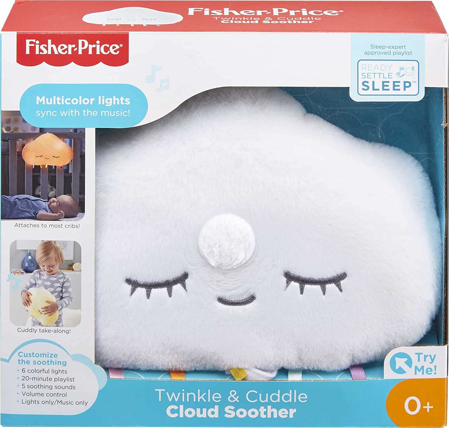 FISHER PRICE NUBE BRILLA Y DUERME DULCES SUEÑOS