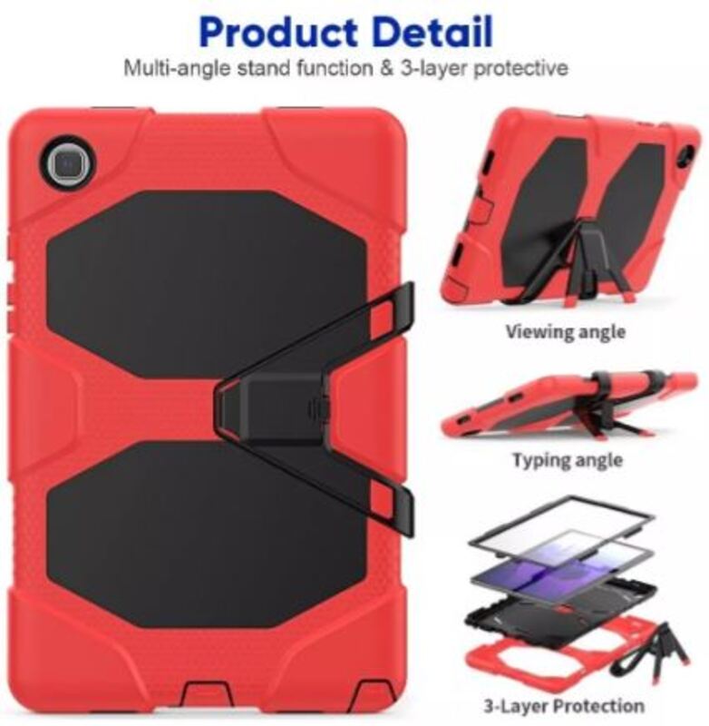 Funda Protectora Uso Rudo Para Tableta Samsung Galaxy Tab A7 Lite 8 Pulgadas