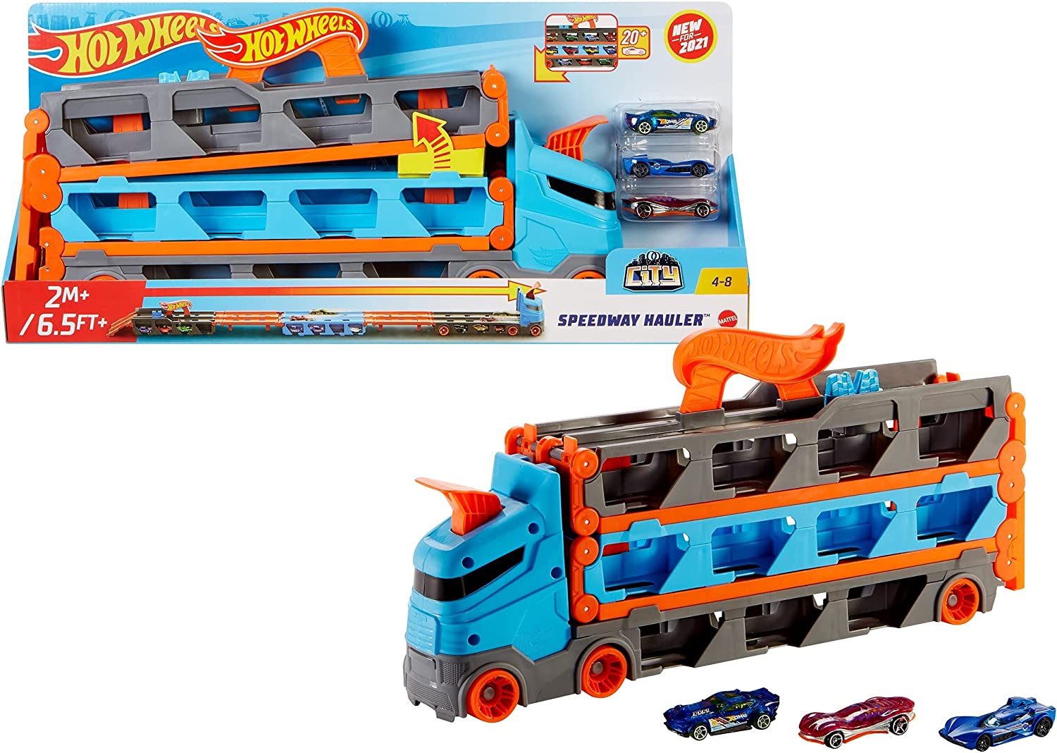 Hot Wheels City Remolque Pista de Carreras