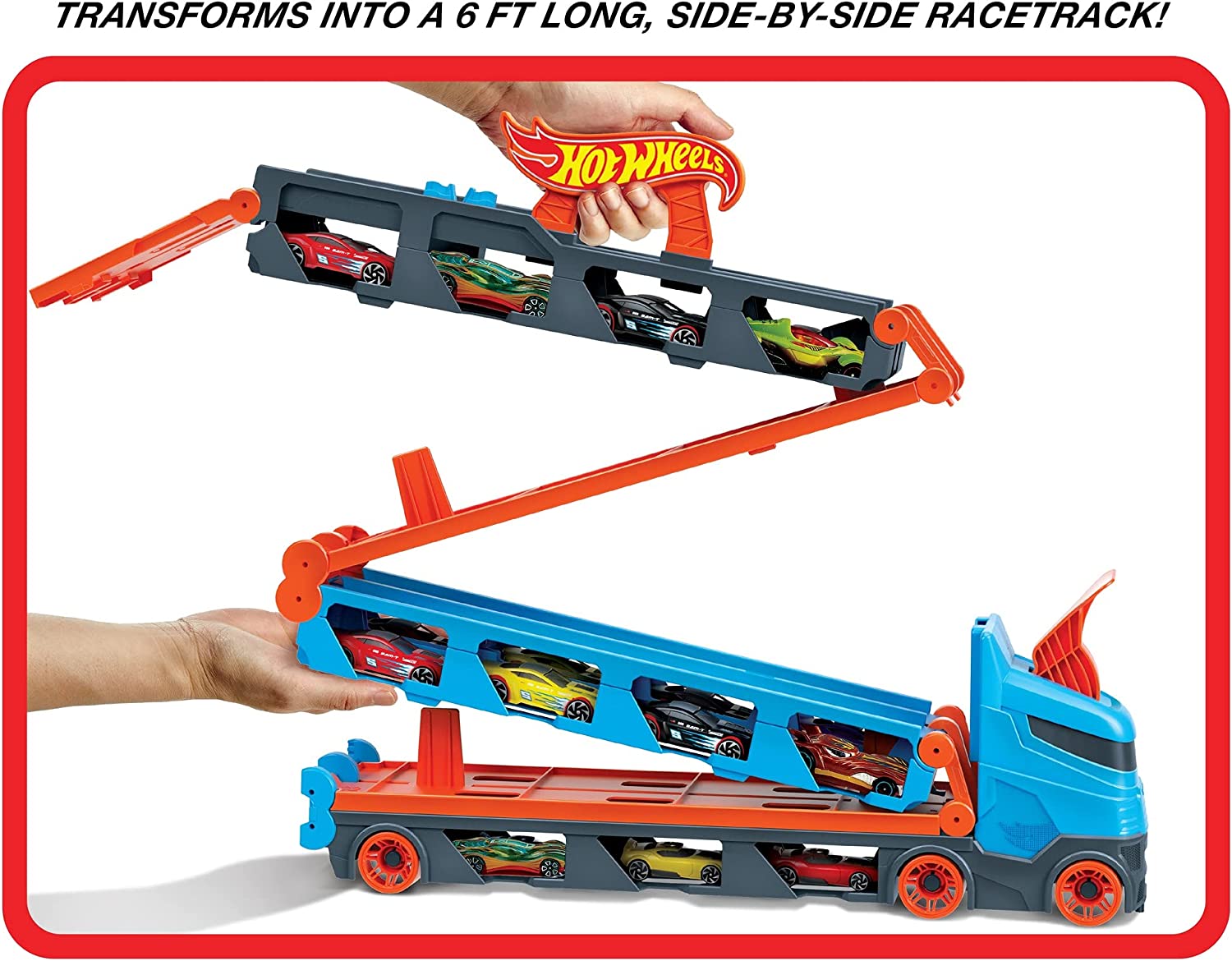 Hot Wheels City Remolque Pista de Carreras