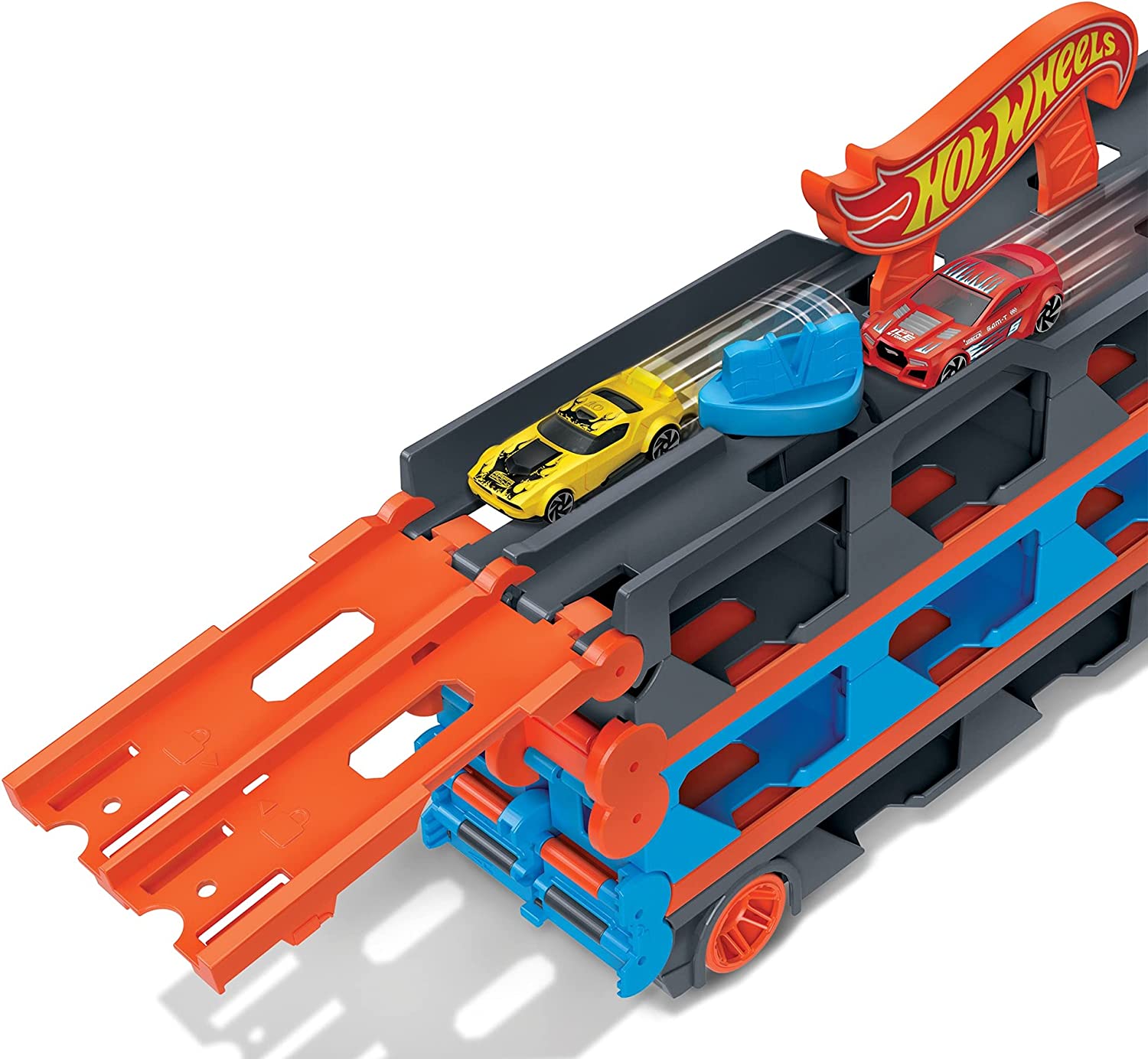 Hot Wheels City Remolque Pista de Carreras