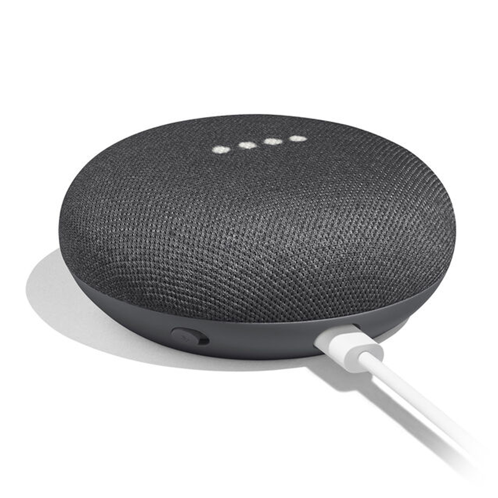 Altavoz Inteligente Google Nest Mini 2nd Gen color Negro con Asistente Virtual