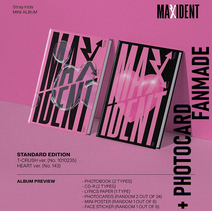 Stray Kids - Maxident (Versión Heart) Album kpop