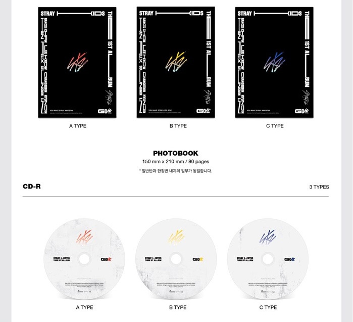 Stray Kids - Go (C Type - Azul) Album Vol. 1 kpop