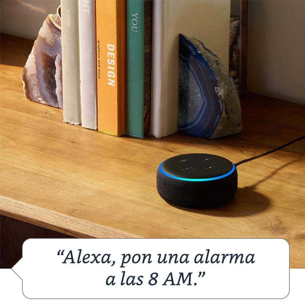 Echo Dot (3ra generación) - Bocina inteligente con Alexa, negro