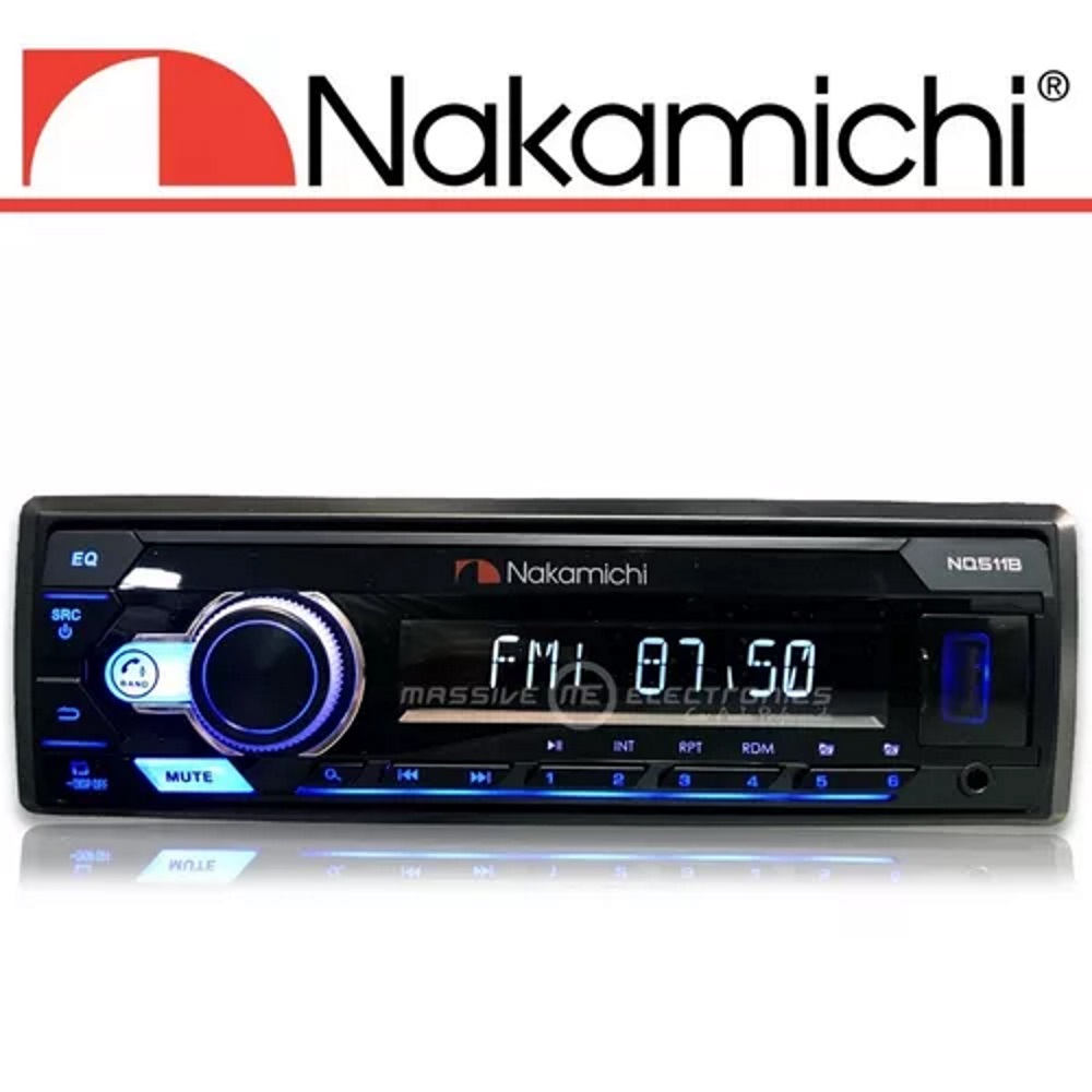 Autoestéreo Negro Bluetooth C/Pantalla VA Nakamichi