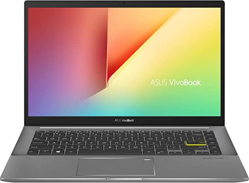 ASUS VivoBook S14 14" FHD IPS Notebook - Intel Core i5-1135G7 2.4GHz - 8GB RAM - 512GB PCIe SSD - Fingerprint Reader - Backlit Keyboard - WiFi 6 - Windows 10 Home - Indie Black
