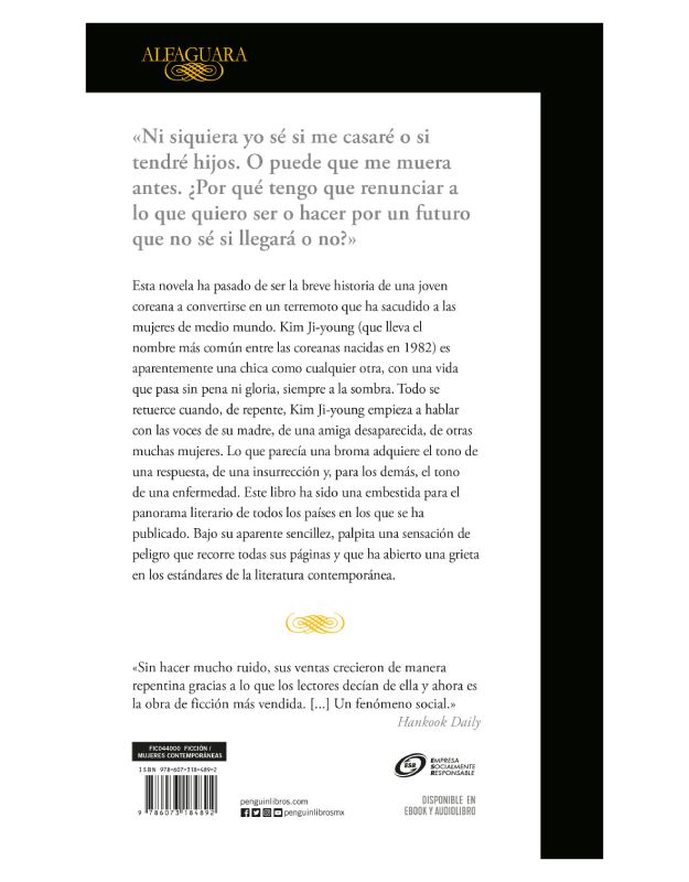 Kim Jiyoung, nacida en 1982AutorCho Namjoo