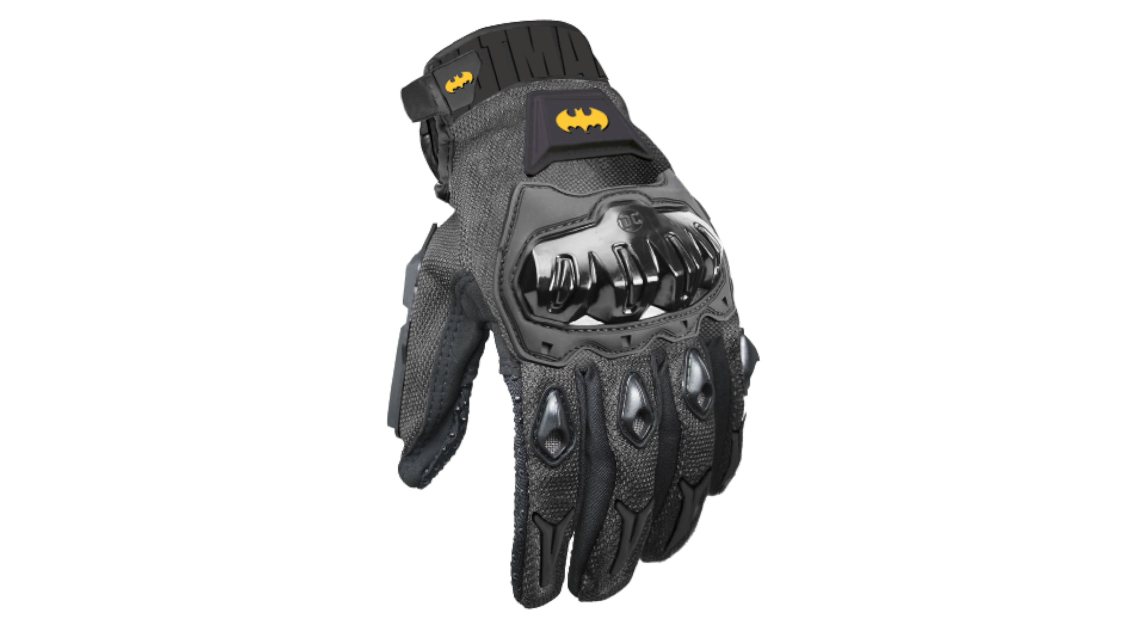 GUANTE KOV BATMAN DELTA NEGRO DC COMICS OFICAL PARA MOTO