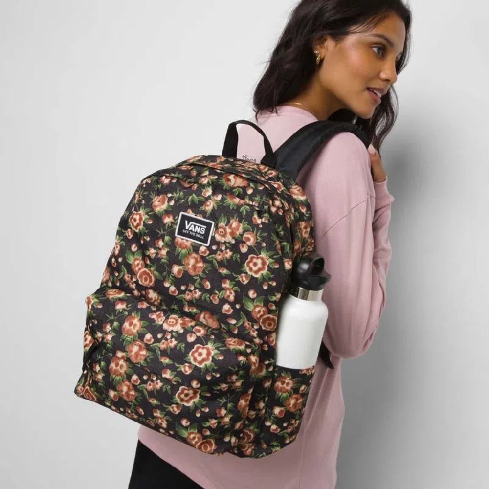 Mochila Escolar Vans Negro Floral-Dama VN0A5I13KE9