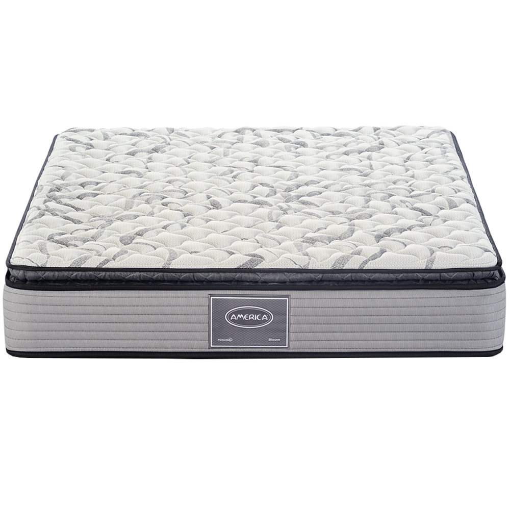 Colchon King Size America Bloom Colchoneta Extra Confort Descanso Premium