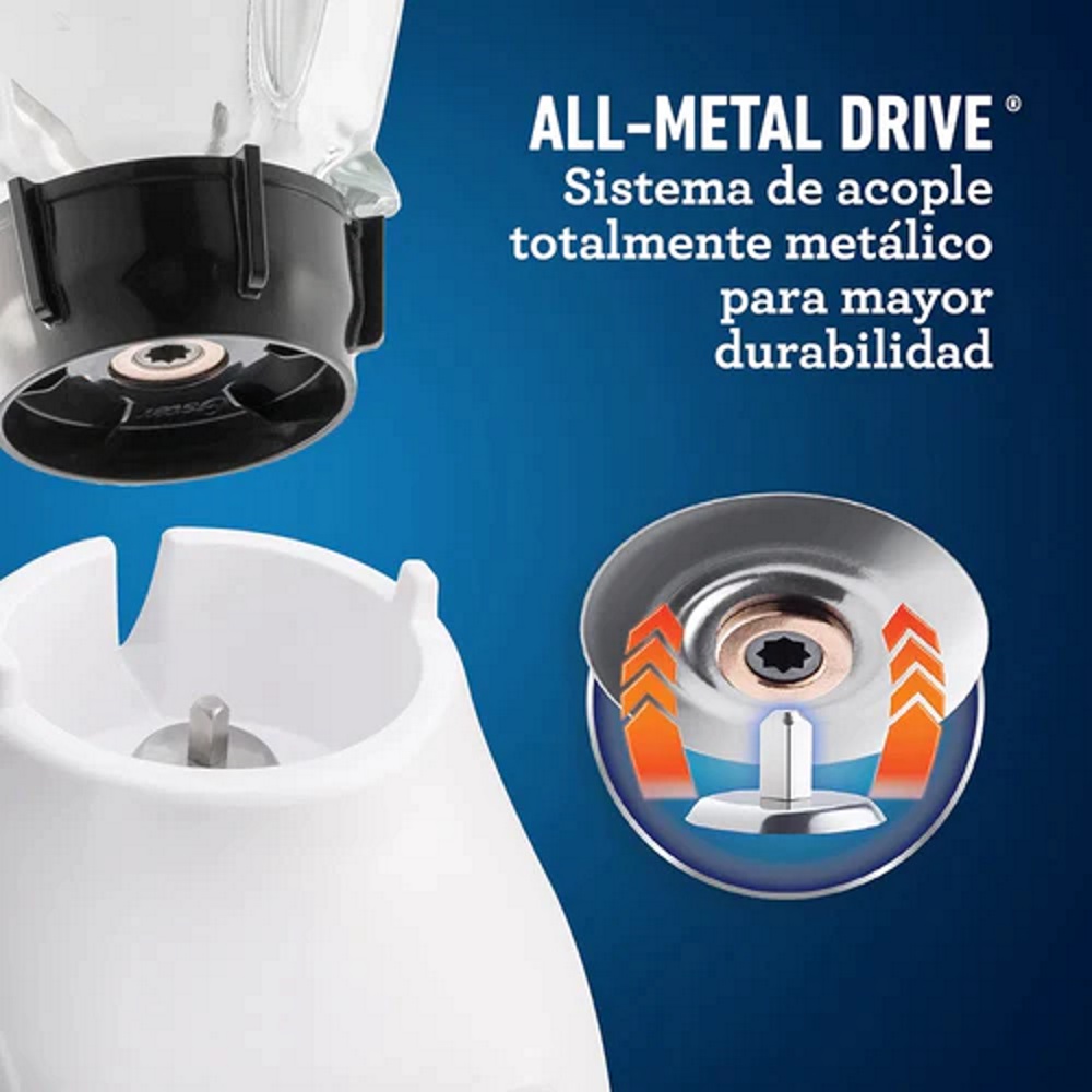 Licuadora Vaso Plastico 1.2 Litros C/2 Velocidades Oster