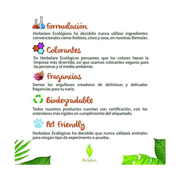 4 Litros Lavatrastes Orgánico Biodegradable Ecológico Aroma Naranja Herbolare