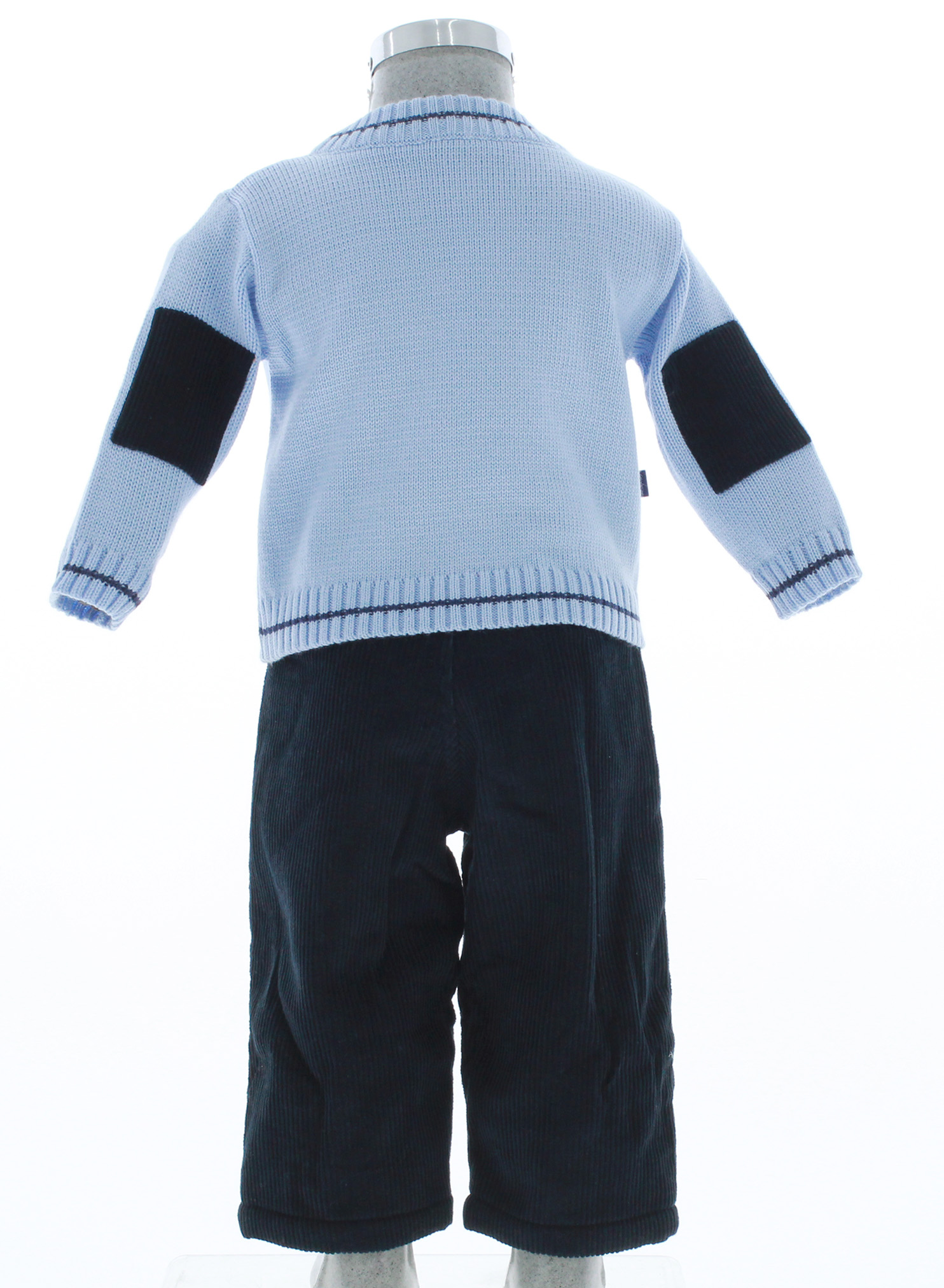 Conjunto Niño Pantalon y Sueter Azul Cielo 3332 1 a 5 Años.