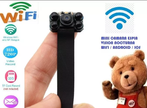 Mini Camara Espia Seguridad Vigilancia Webcam Vision nocturna