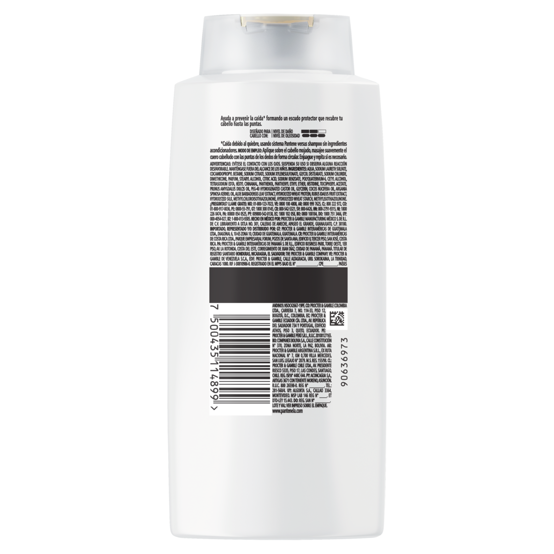 Shampoo Pantene Pro-V Control Caída 700 ml