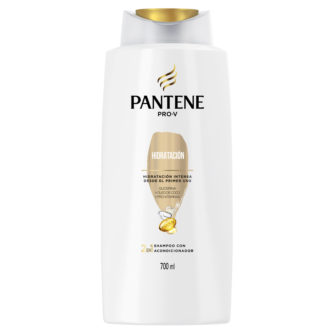 Pantene Pro-V Hidratación 2 En 1 Shampoo Con Acondicionador 700 ml