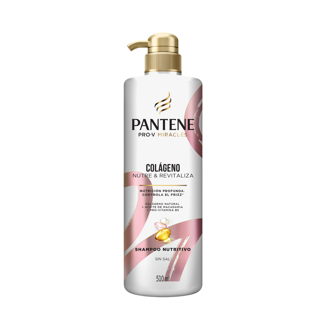 Pantene Pro-V Miracles Colágeno Nutre & Revitaliza Shampoo Nutritivo 510 ml