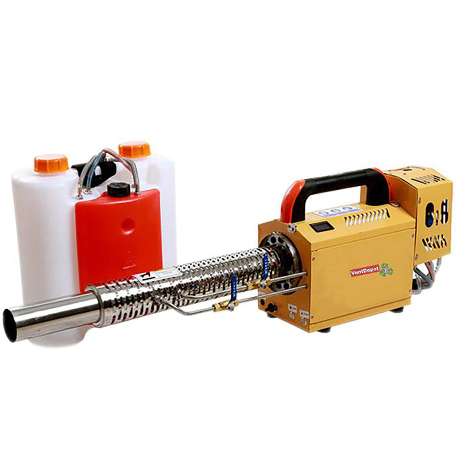 Nebulizadora Economica Portáttil MXFOG-001-30 15L Combustible 2,2L 100LH 92 Gasolina 8-14M 20-100M Material Carcaza metal Tubo Acero Inox, SprayFog