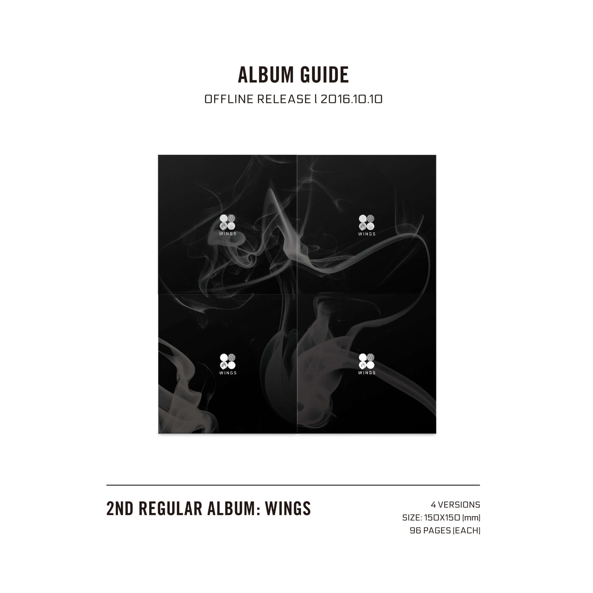 BTS - Wings (Versión W) Album Vol. 2 Kpop