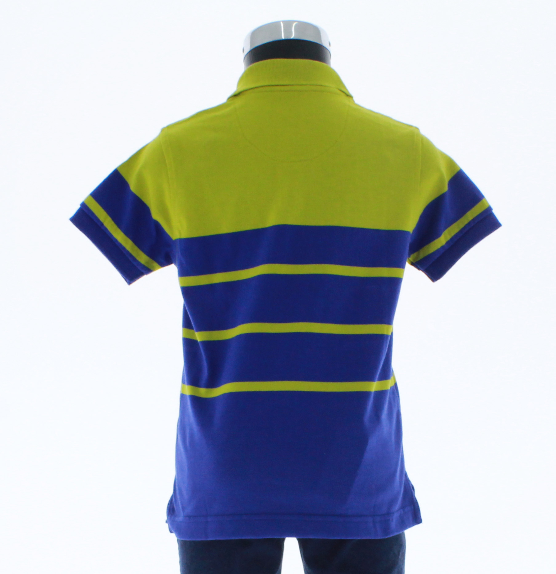 Playera Niño Algodón Azul Polo 3340 1 a 18 Años.