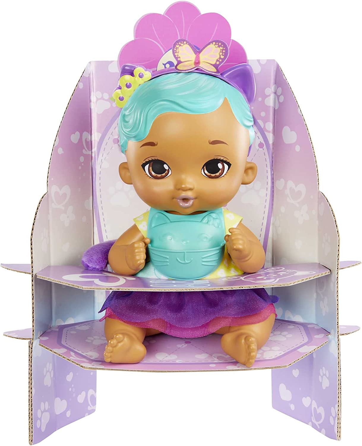 My Garden Baby Gatito Hora de Hacer Pipí Orejitas Moradas 