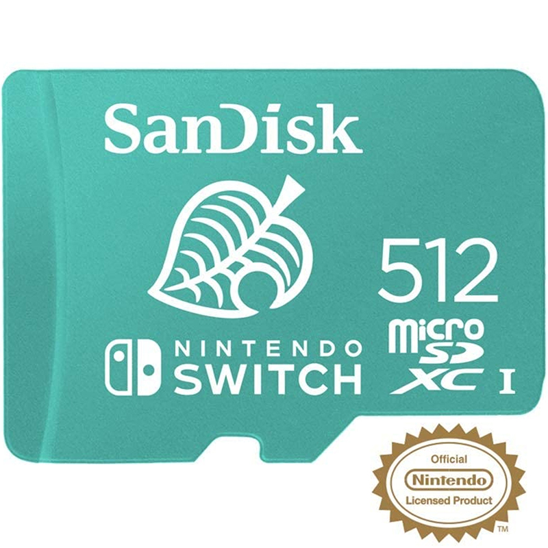 Memoria Micro SD 512GB Sandisk Nintendo SDSQXAO-512G-GNCZN