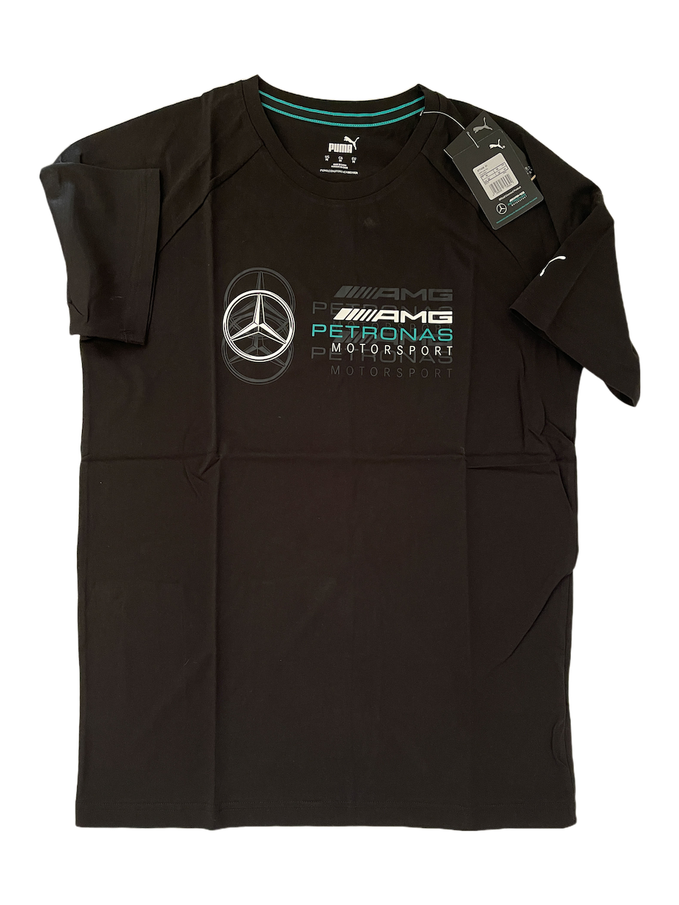 Playera Hombre Puma Mercedes Amg Mapm Logo Tee 577409