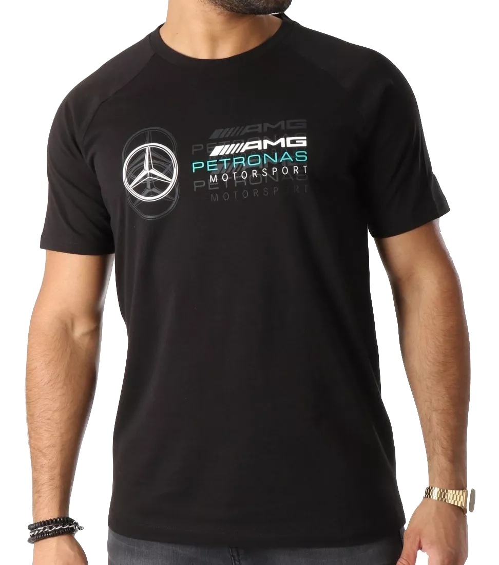 Playera Hombre Puma Mercedes Amg Mapm Logo Tee 577409