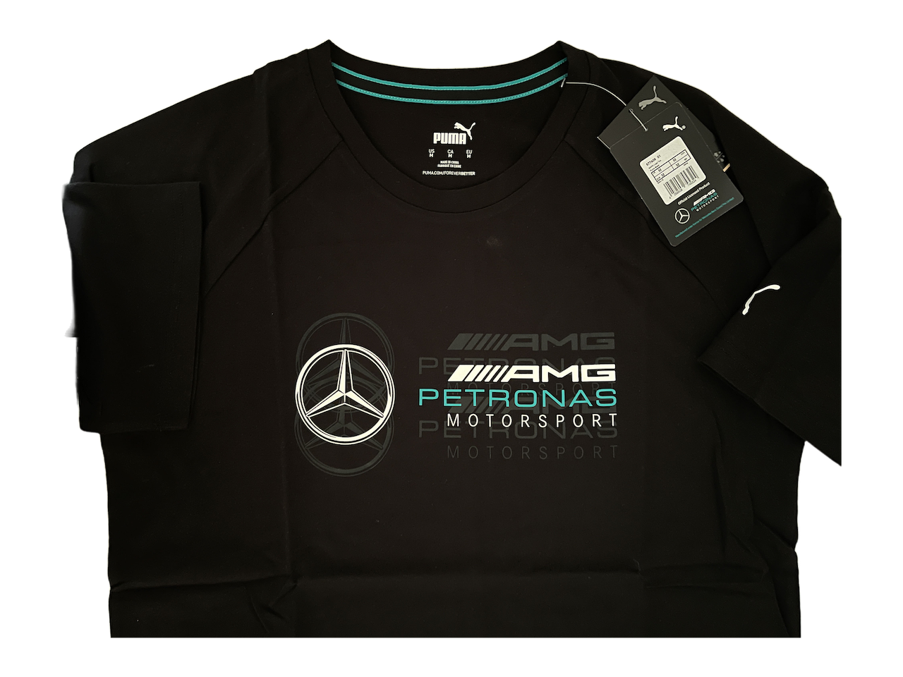 Playera Hombre Puma Mercedes Amg Mapm Logo Tee 577409