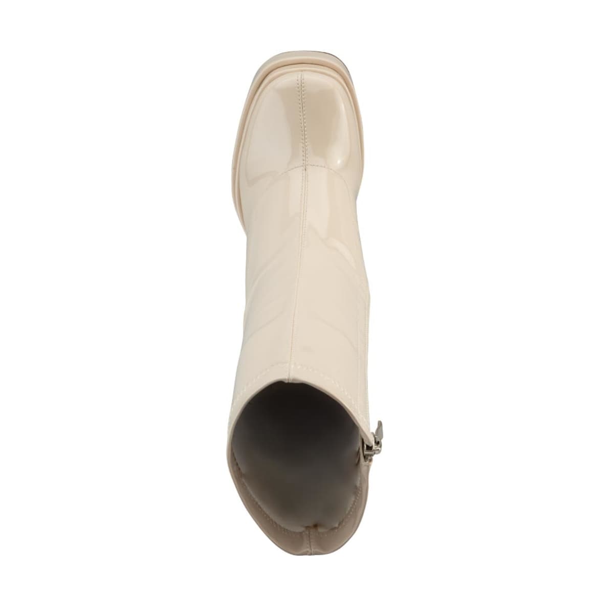 Bota para Mujer de Caña Media con Tacón y Plataforma color Blanco, marca Belinda Peregrin. 1075405