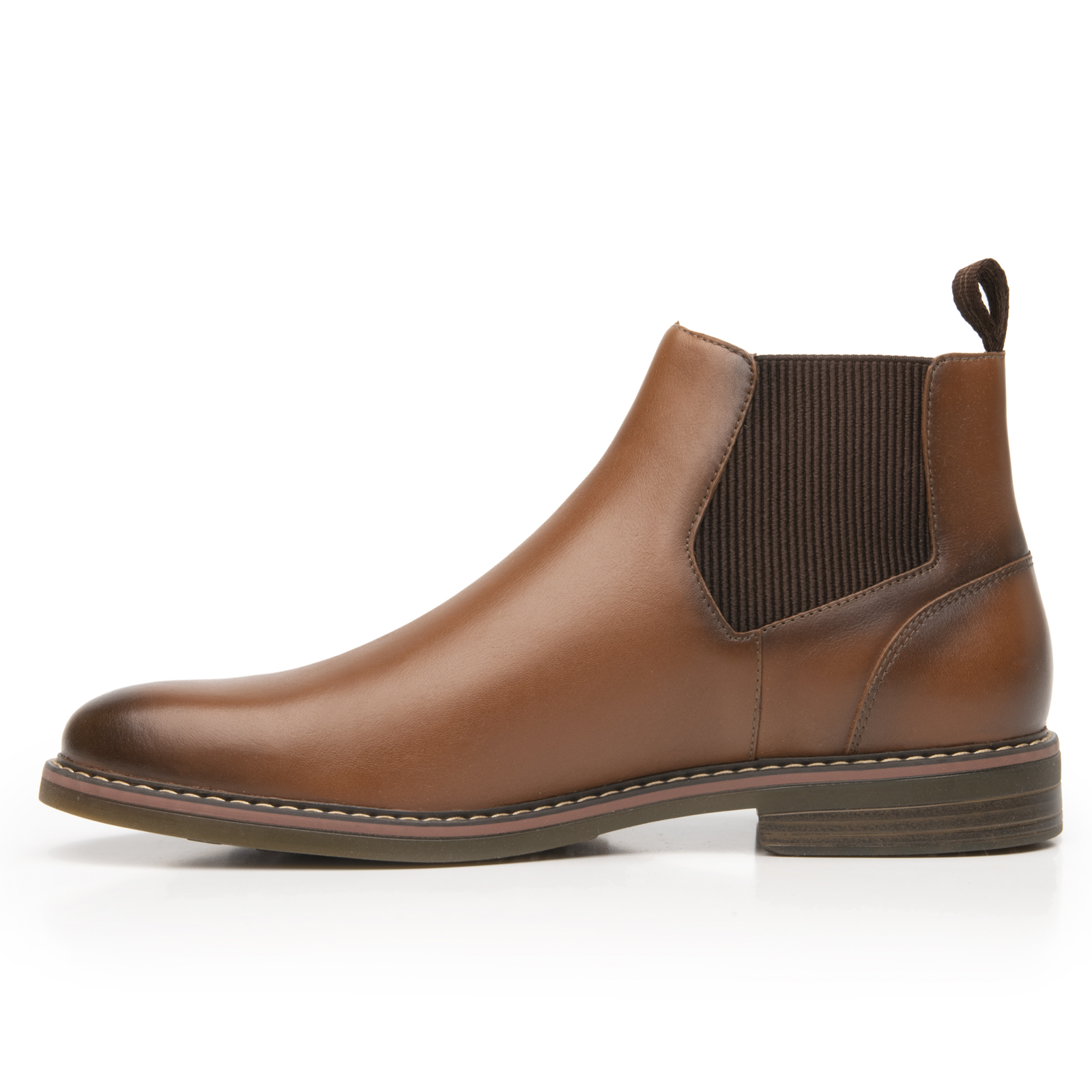 Botines Estilo Chelsea Para Hombre Flexi 404604 Tan Original