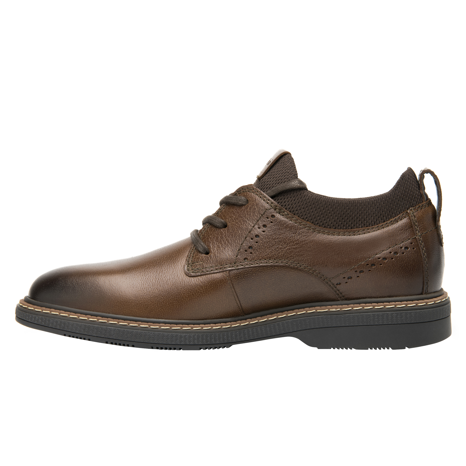 Zapato Derby Flexi Semivestir Hombre Stretch 412801 Tan Moda