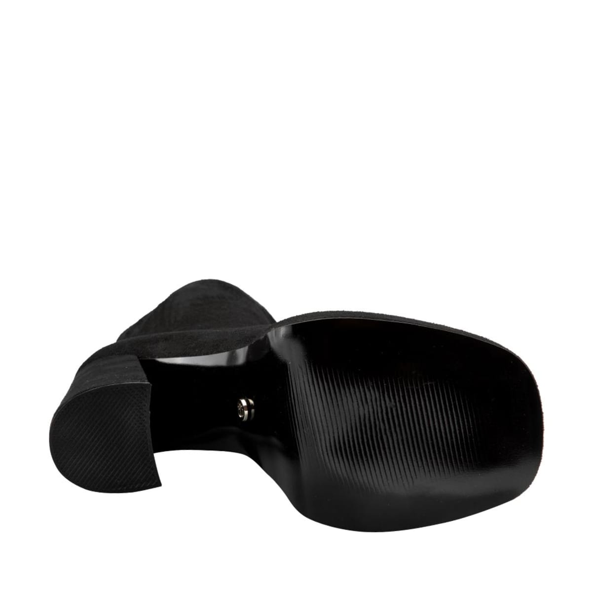 Bota para Mujer de Caña Media con Tacón y Plataforma color Negro, marca Belinda Peregrin. 1075406