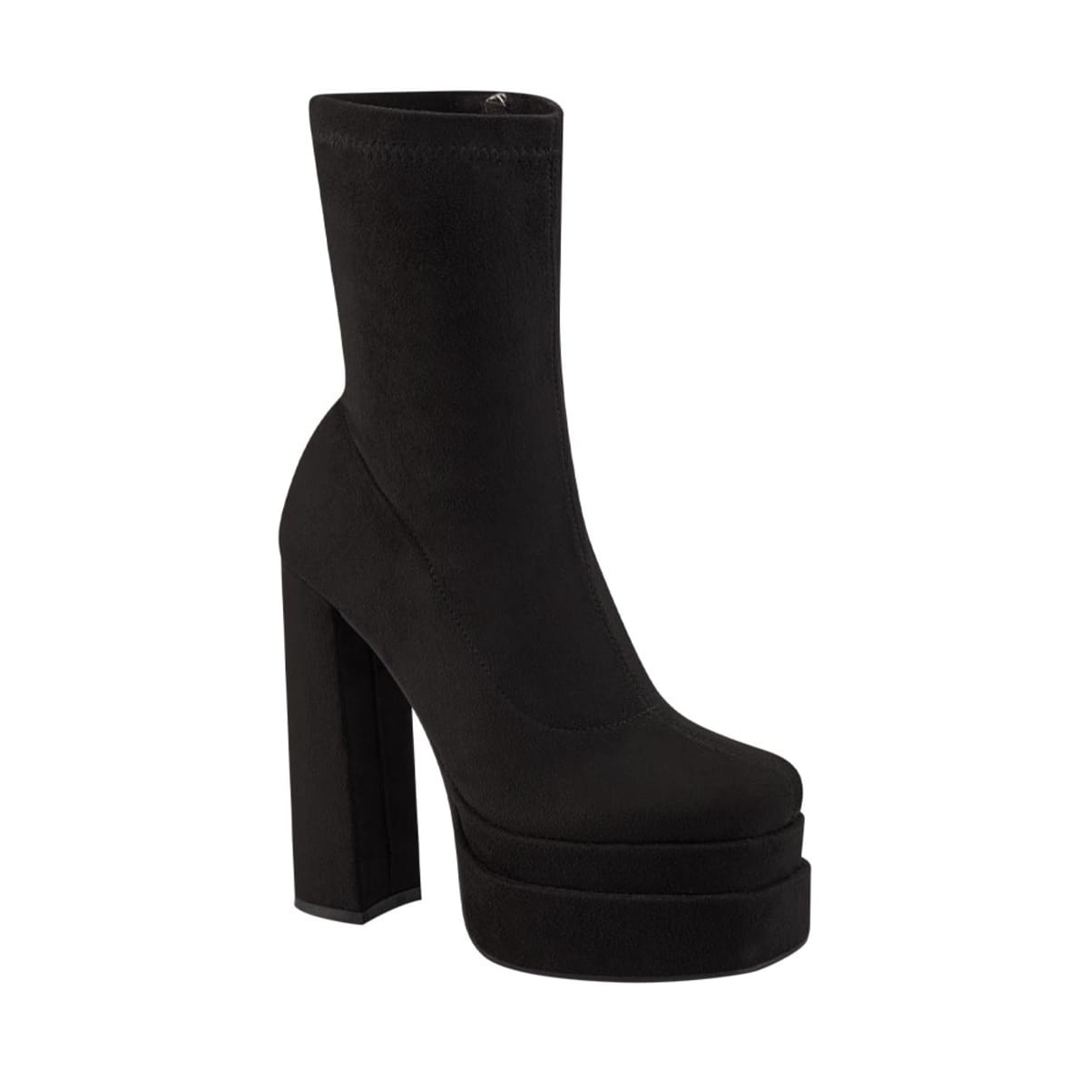 Bota para Mujer de Caña Media con Tacón y Plataforma color Negro, marca Belinda Peregrin. 1075406