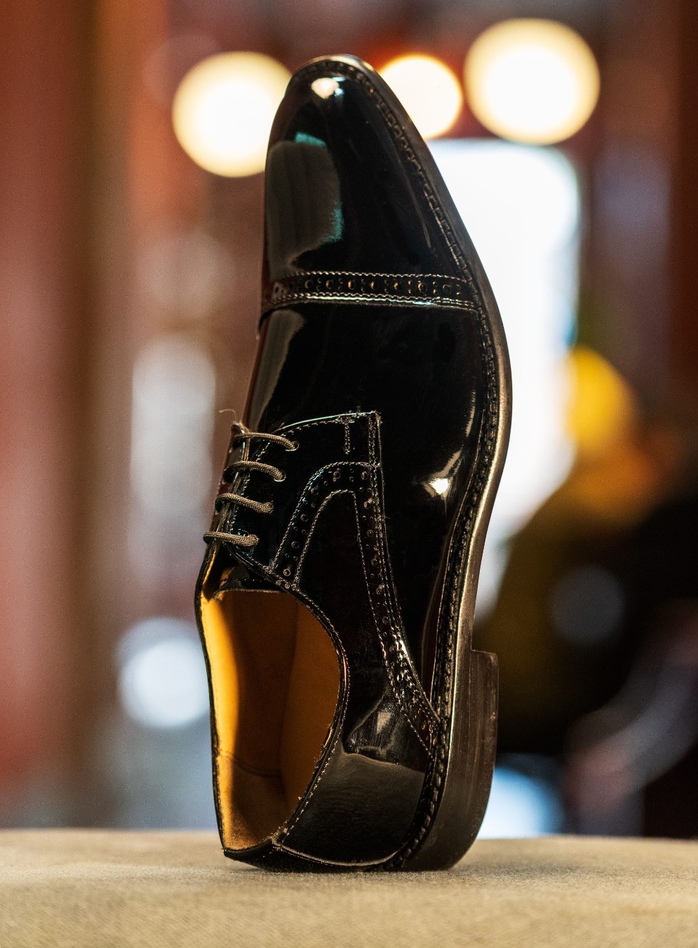 Zapato Carlo Ronaldi 1096 Charol Negro