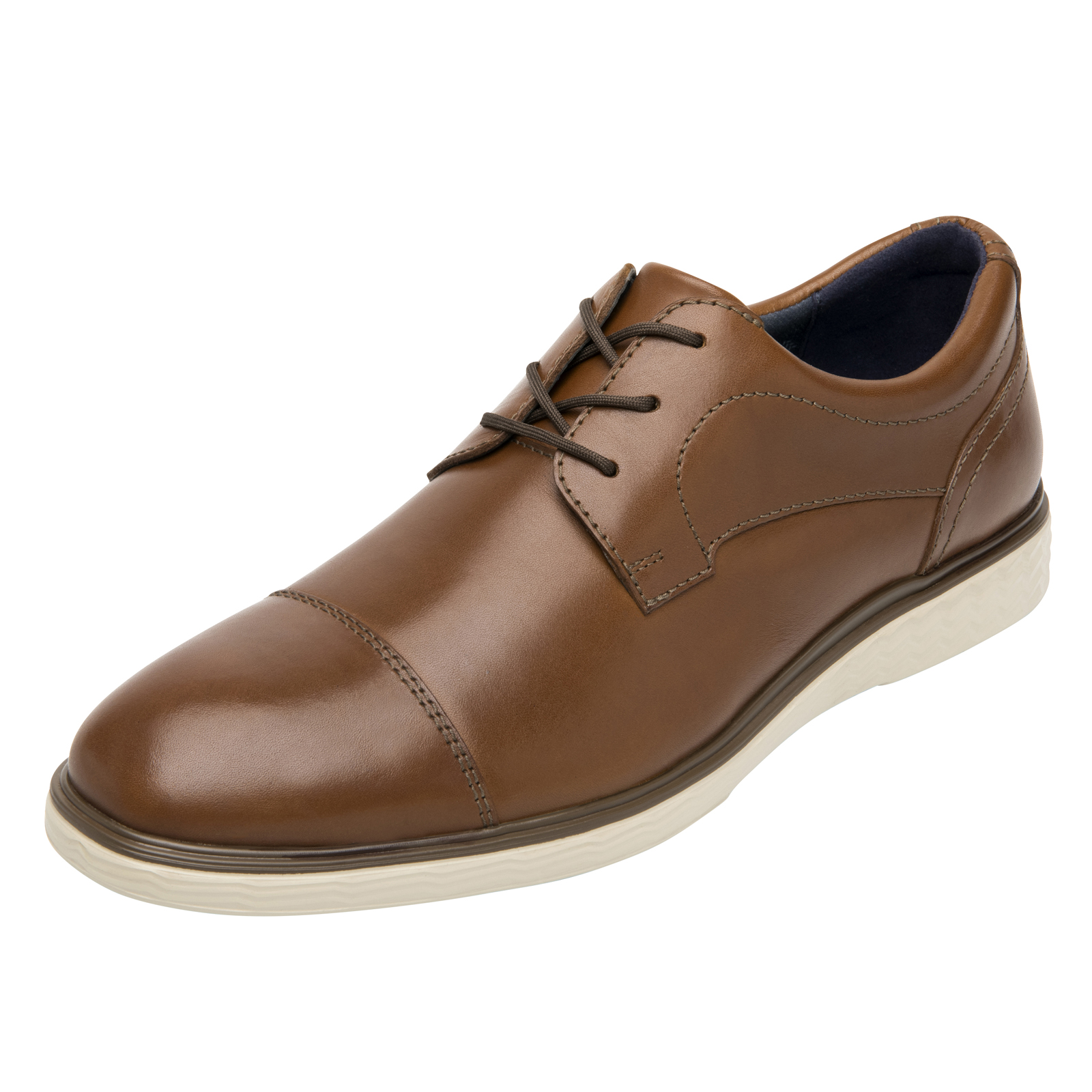 Zapato Derby De Vestir Para Hombre Flexi 409405 Tan Livianos