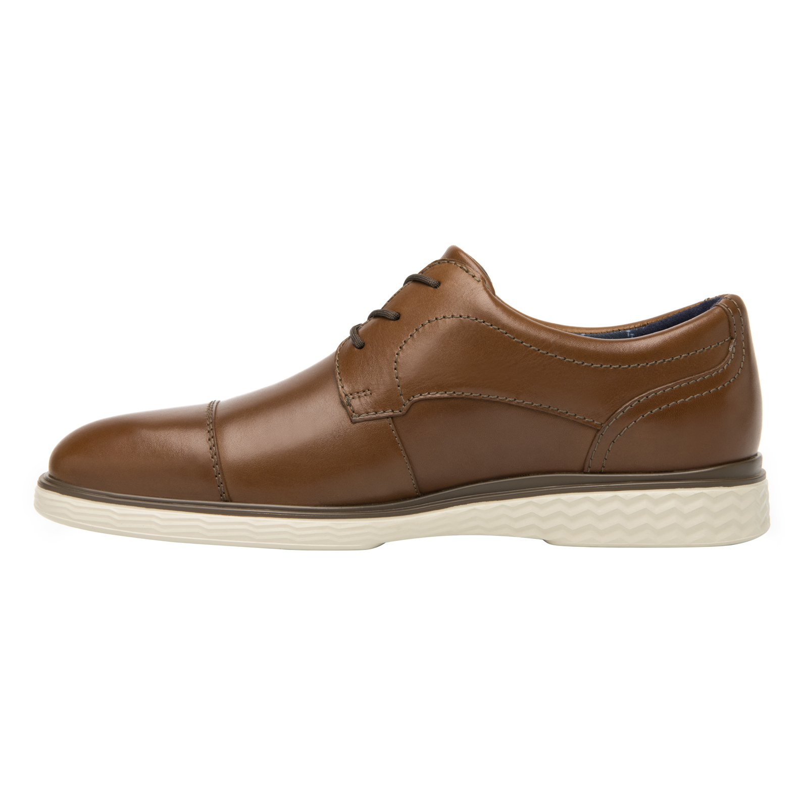 Zapato Derby De Vestir Para Hombre Flexi 409405 Tan Livianos