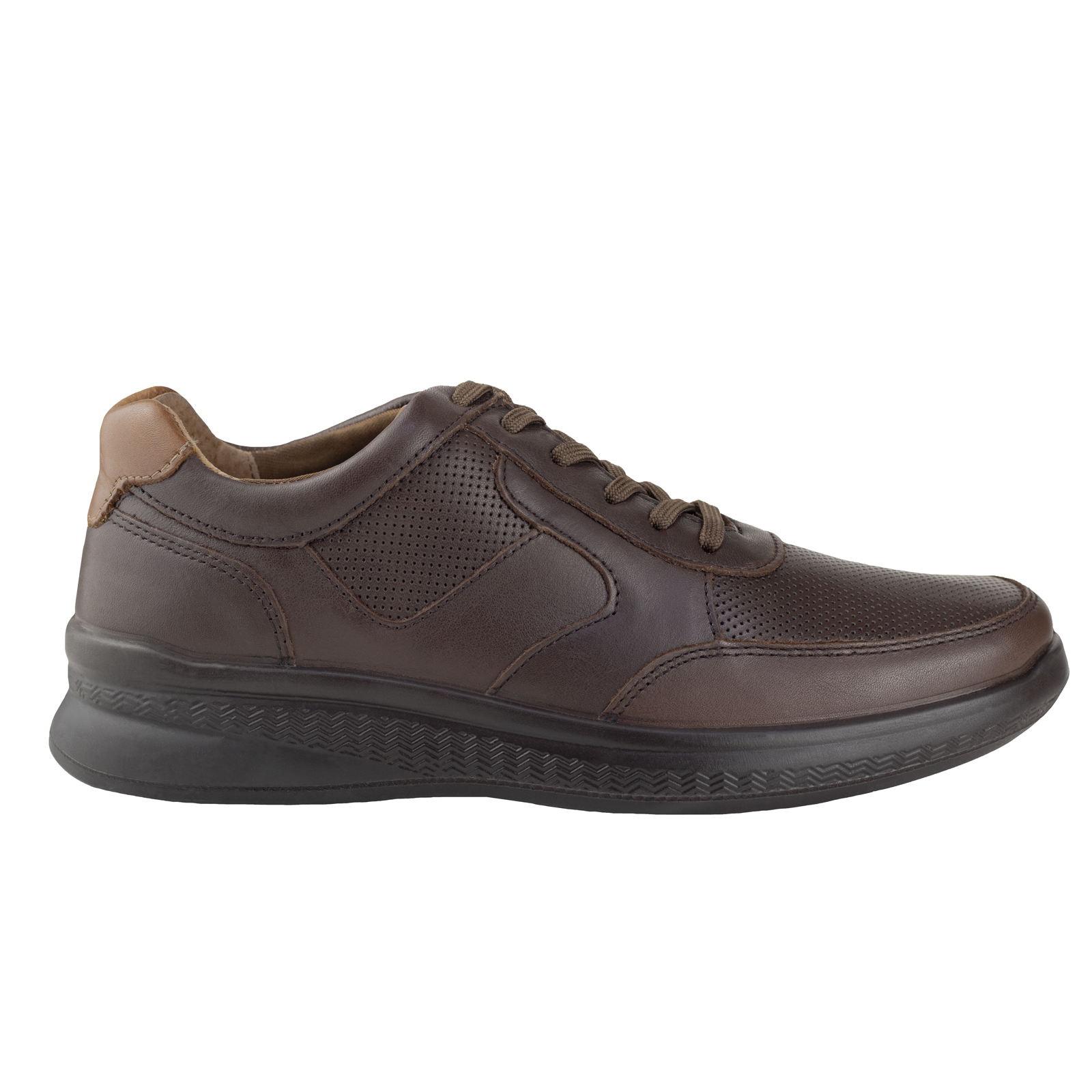 Zapato Hombre Oxford Flexi Piel 408204 Chocolate Suela Ligera