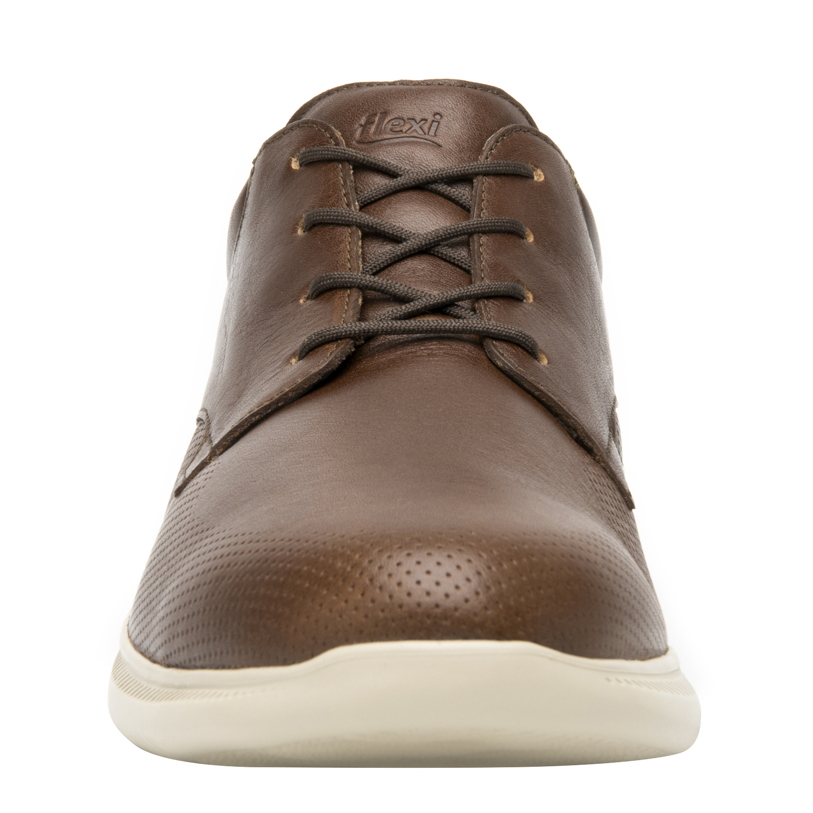 Zapatos Flexi Hombre Derby Casual 413004 Moka Flowtek Placa