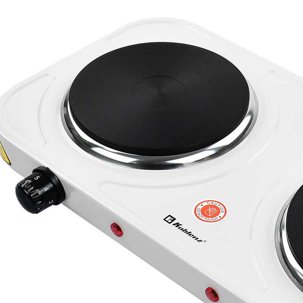 Parrilla Eléctrica 2 Quemadores Disco PEKM 2000 HG KOBLENZ