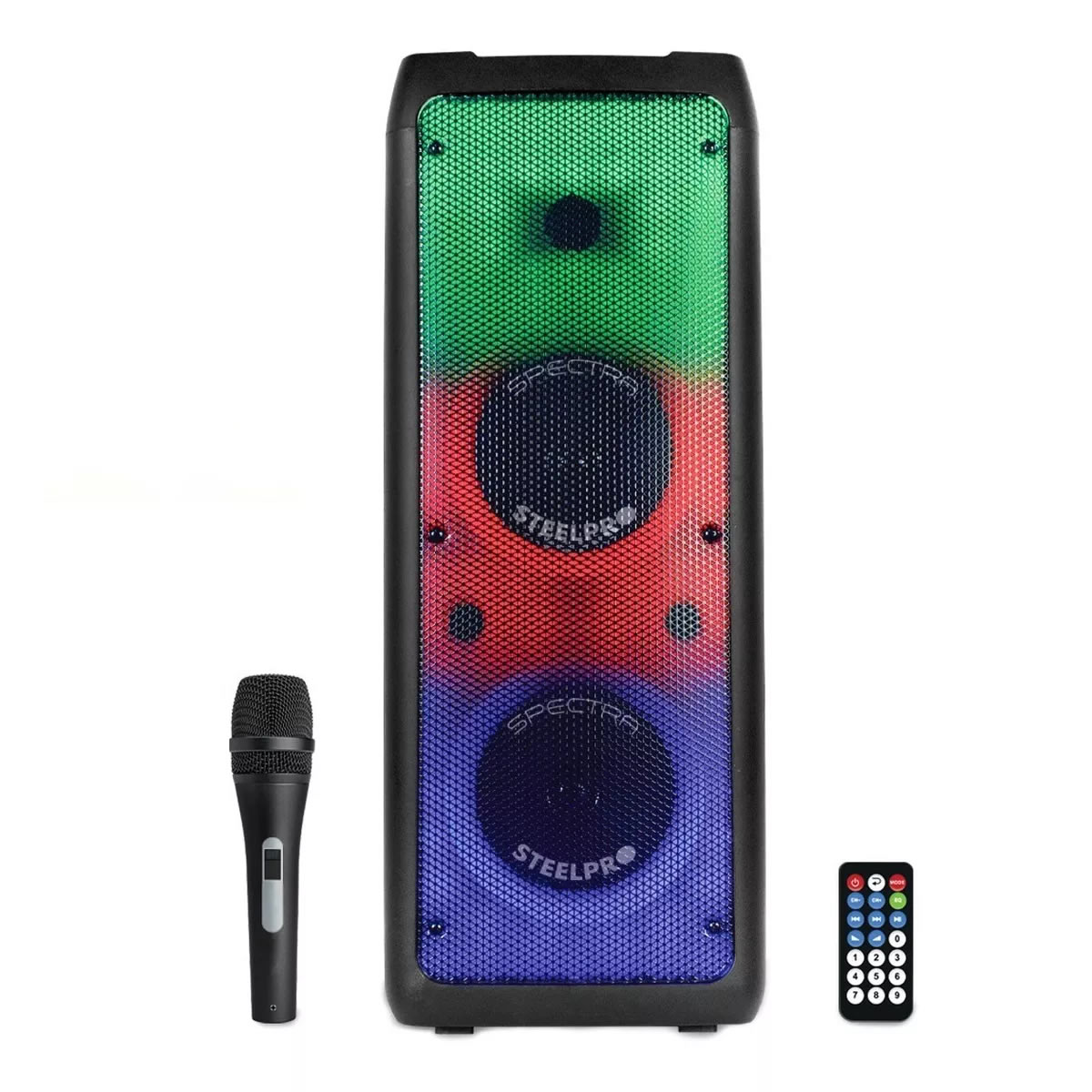 Bocina Portátil Inalámbrica Steelpro Technologies SPECTRA - Negro