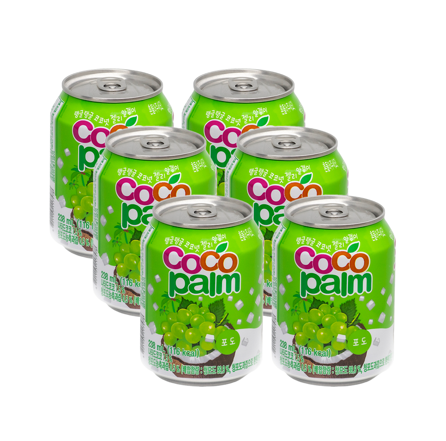 Coco Palm Sabor Uva con Coco (6 pack)