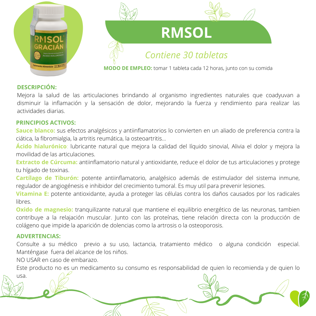 Rm Sol Gracian- 30 Tabletas