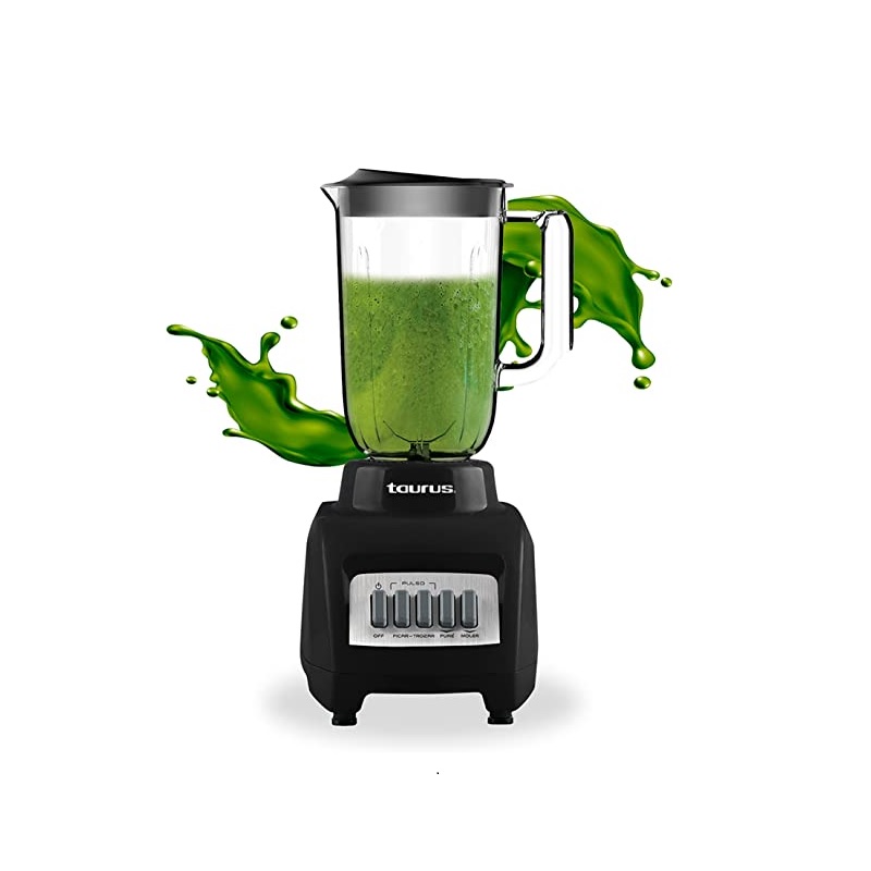 Licuadora TAURUS HALEY Vaso Plástico de1.25 litros 4 Velocidades  