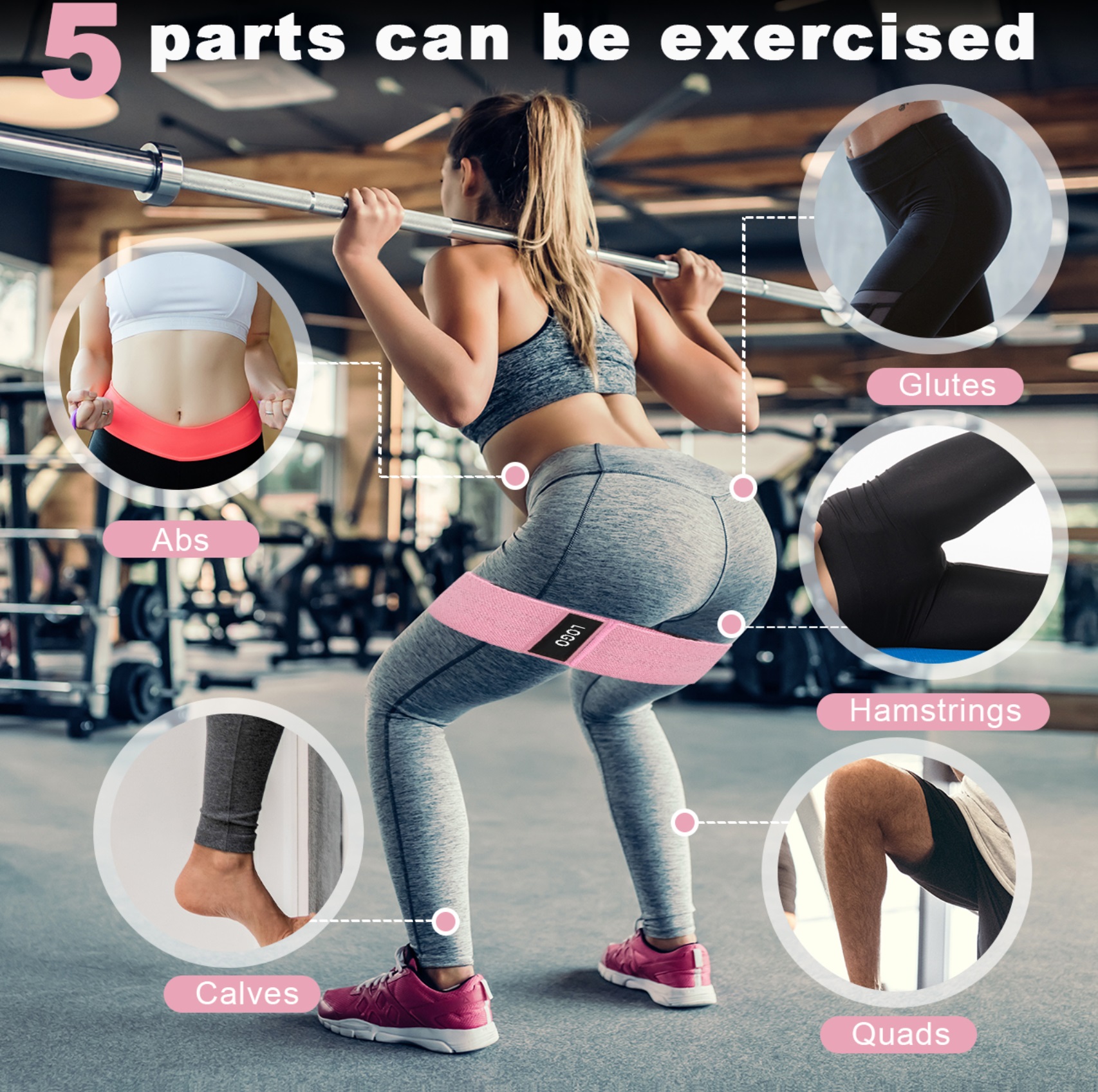 Bandas Elásticas de Resistencia Fitness y Cuerda para Saltar