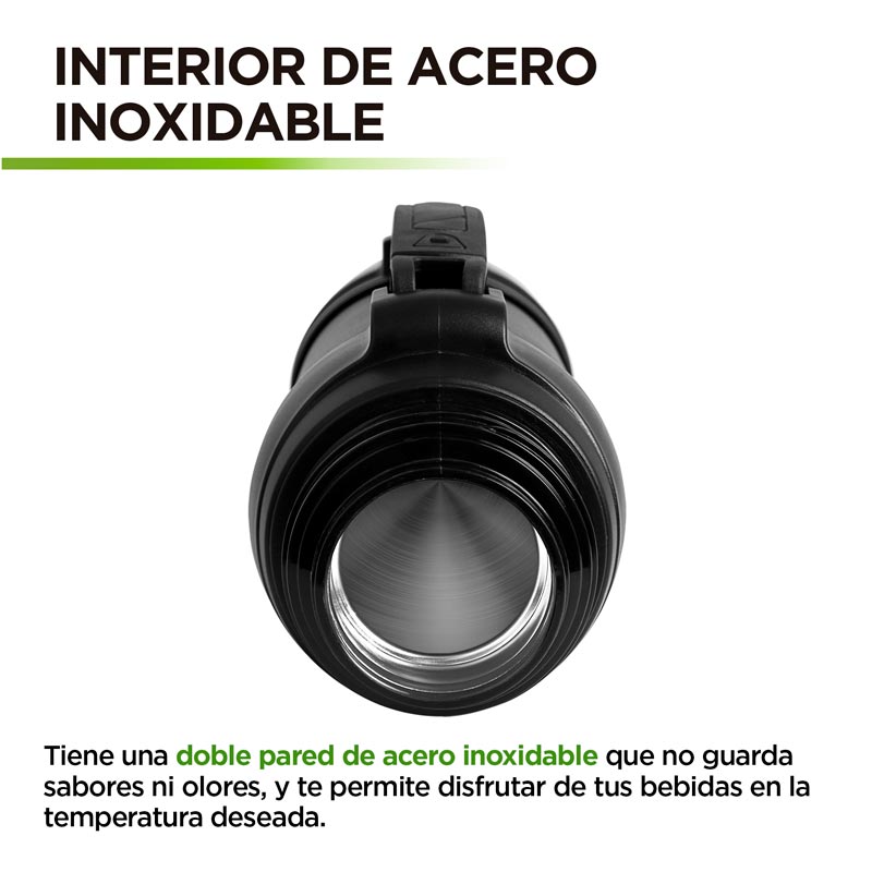 Termo de Acero Inoxidable XL 2 Litros Doble Pared de Aislamiento Hikeo