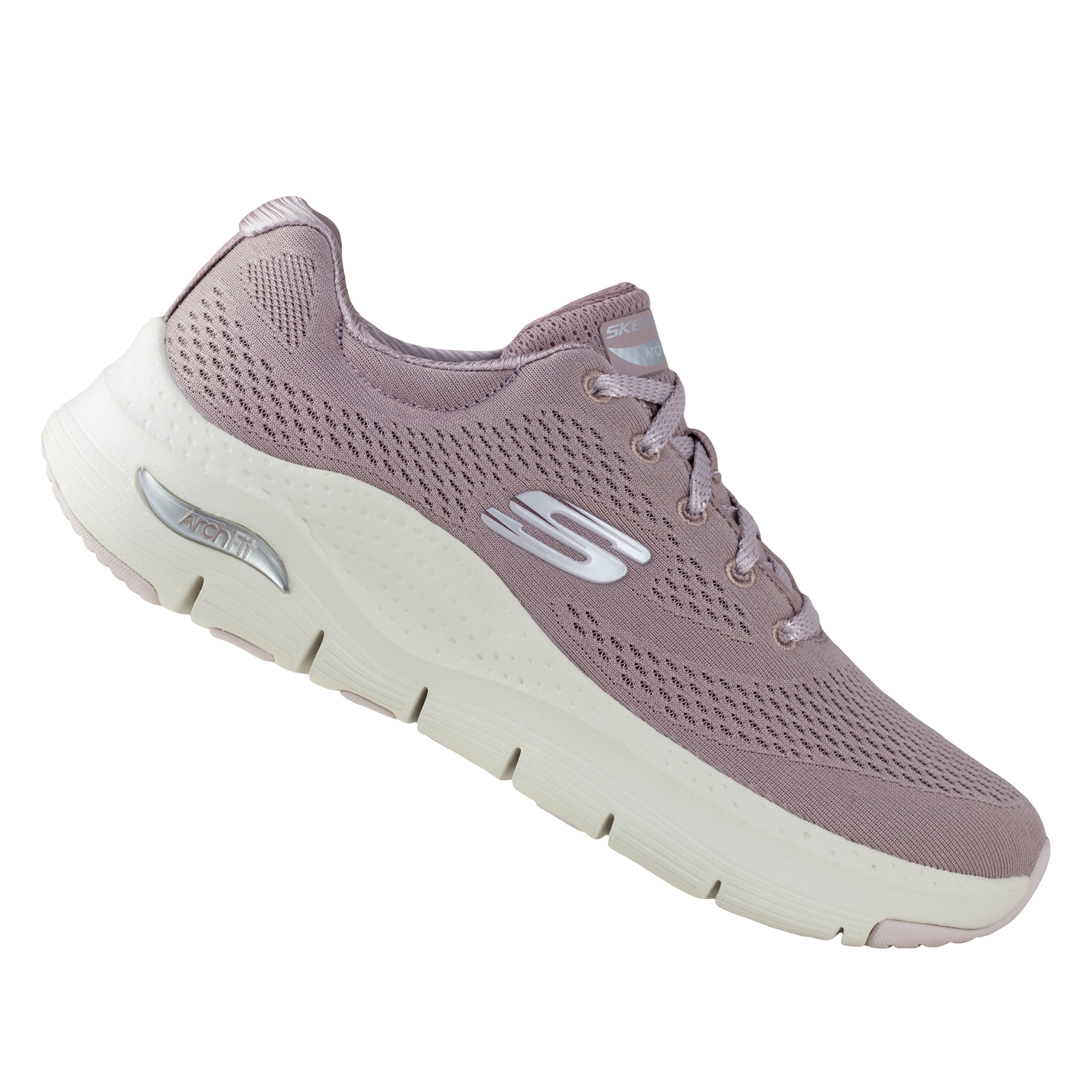 Tenis Para Mujeres Skechers Arch-fit 149057 Mauve Air Cooled